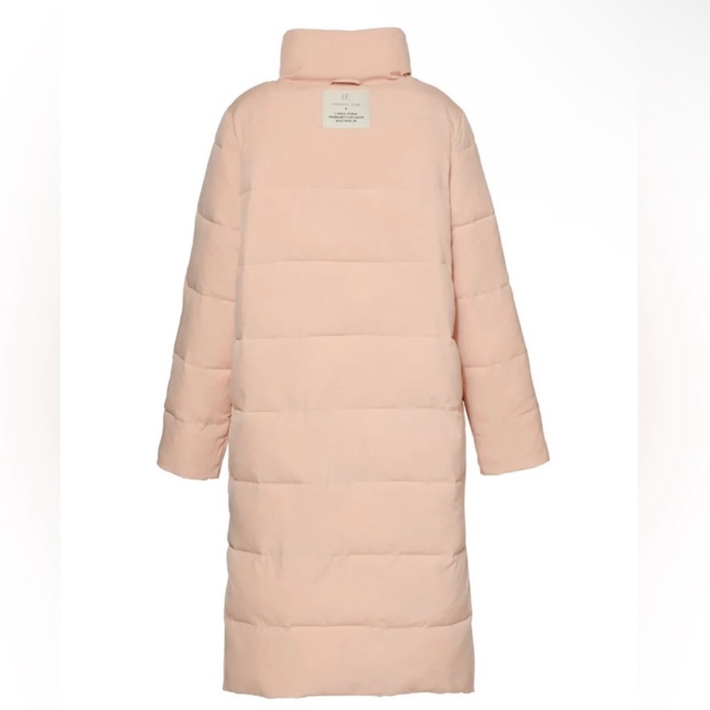 Anthropologie Unreal Fur Awari Puffer Coat Size L - Picture 9 of 11
